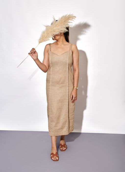Golden Hour Beige Dress Pariya Golden Hour Beige Dress Pariya