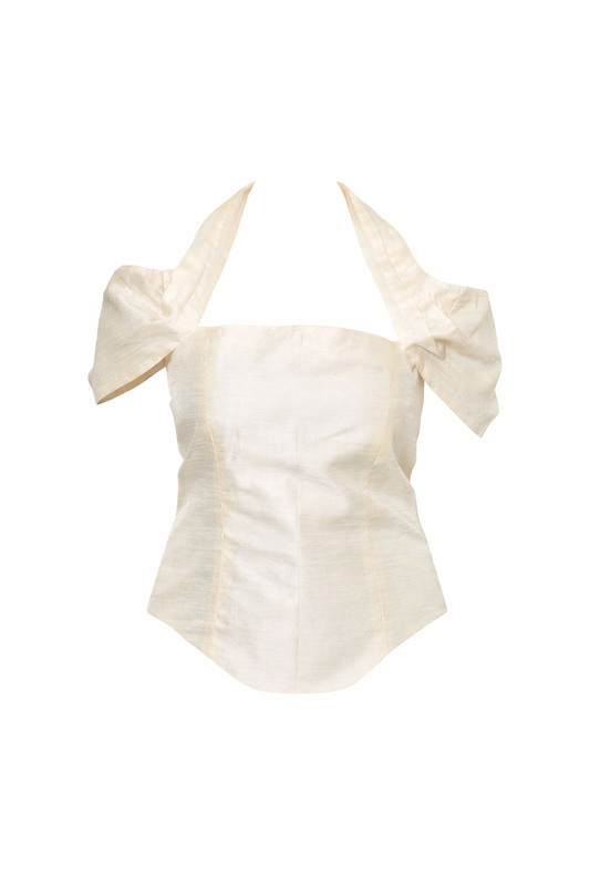 Nightfall Cream Corset Top