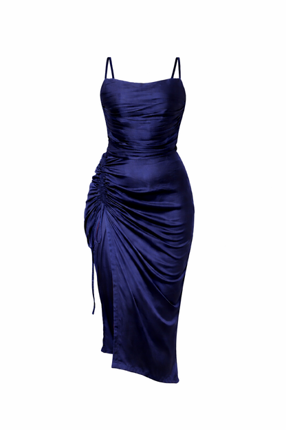 Midnight Navy Blue Dress
