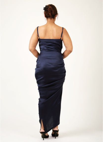 Midnight Navy Blue Dress