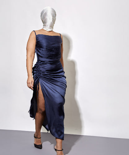Midnight Navy Blue Dress